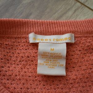 Coral Sweater (Sweet Romeo)